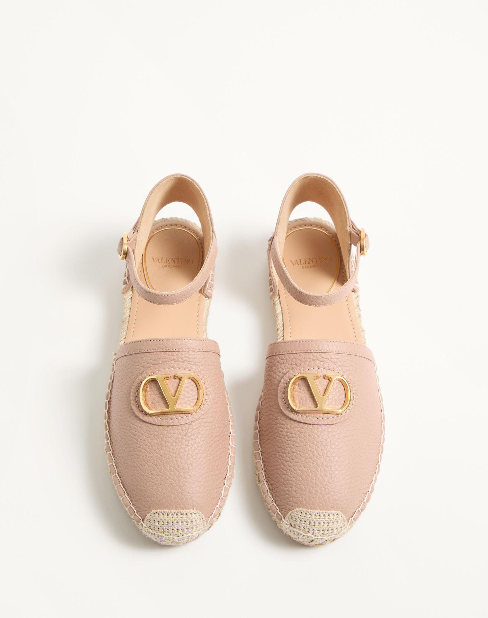 Vlogo Signature Ballerina In Grainy Calfskin 25Mm Product Image