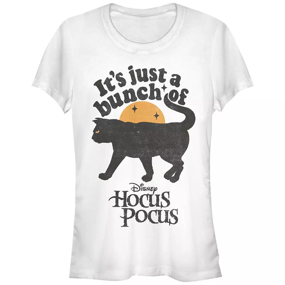 Disney's Hocus Pocus Juniors' Thackery Binx It's Just A Bunch Of Fitted Graphic Tee, Girl's,  Product Image
