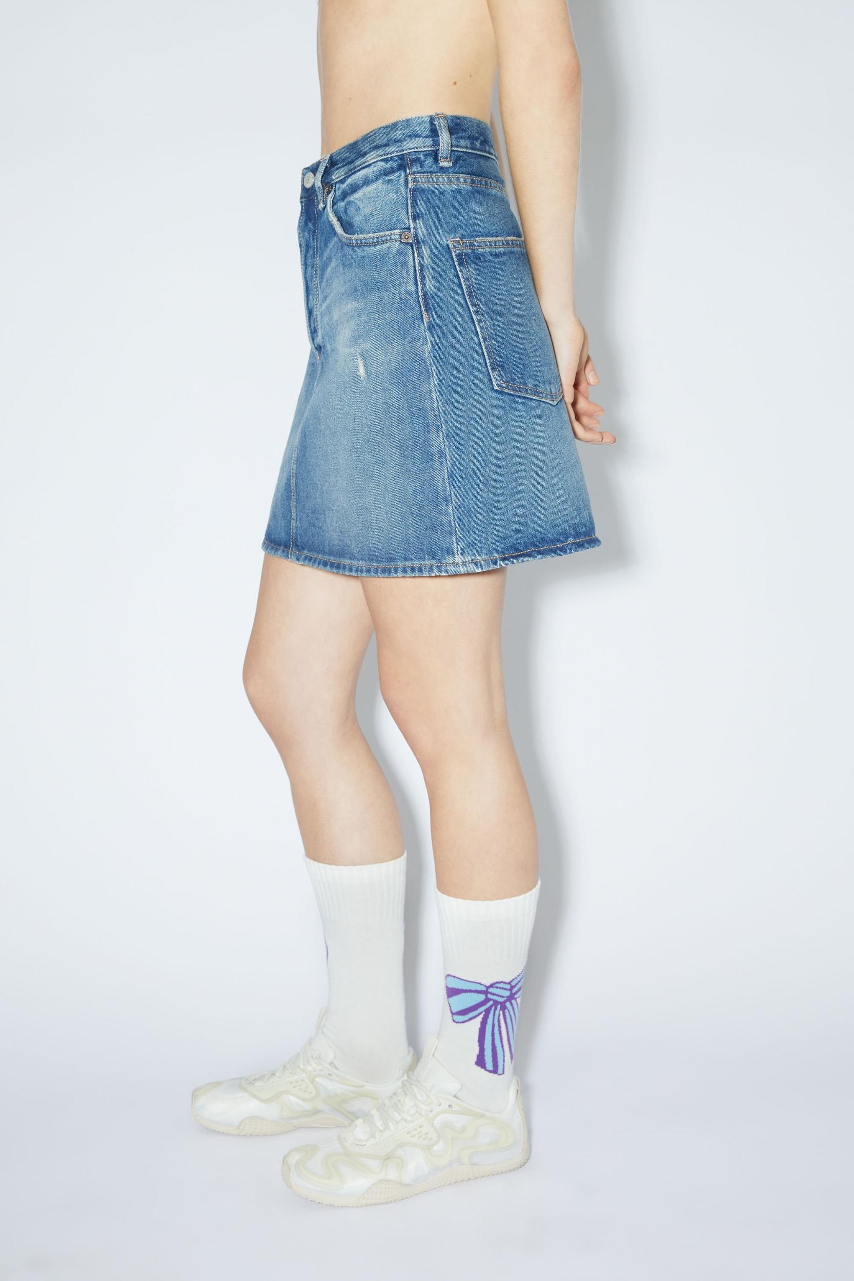 Denim mini skirt Product Image