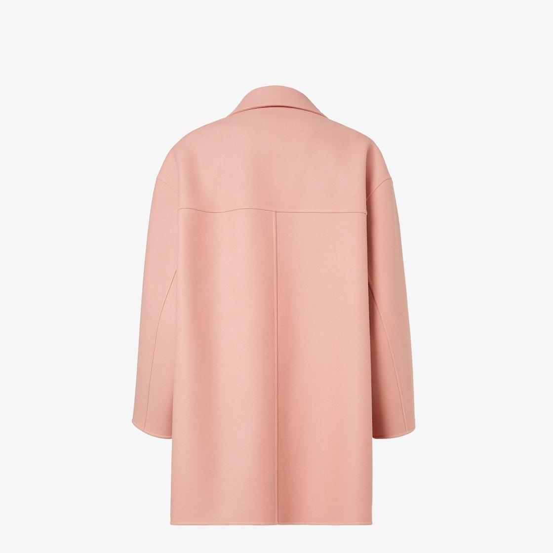 Coat Pale pink wool pea coat Product Image