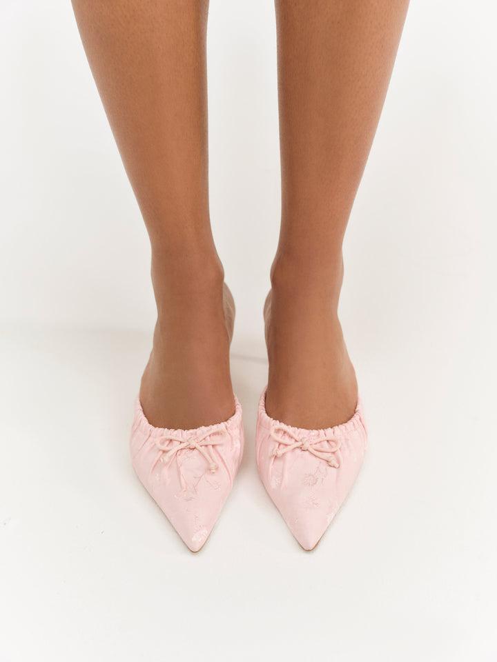 Colette Mule Heel — Pink Product Image
