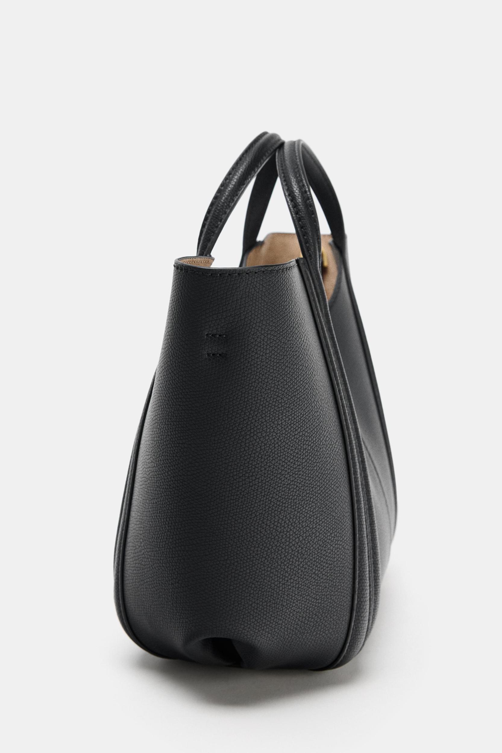 TOPSTITCHED MINI CITY BAG Product Image