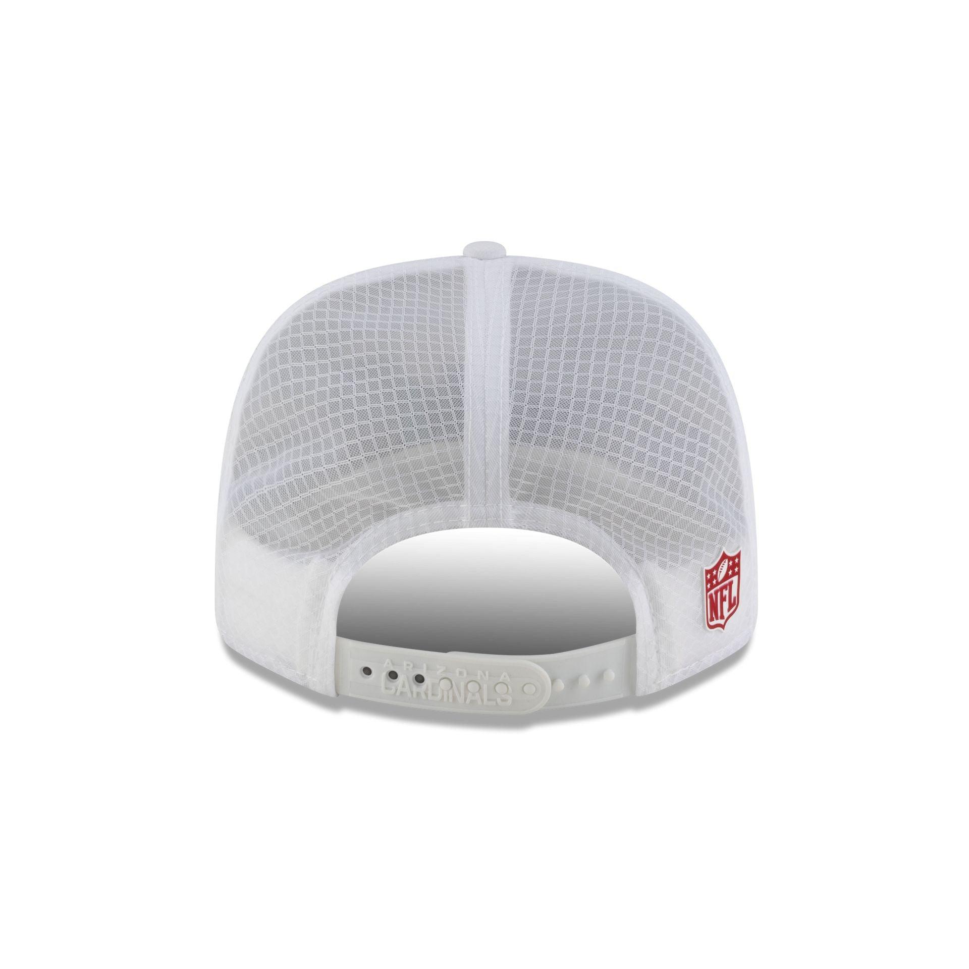 Arizona Cardinals 2025 Sideline Hot Weather White 9SEVENTY Trucker Hat Male Product Image