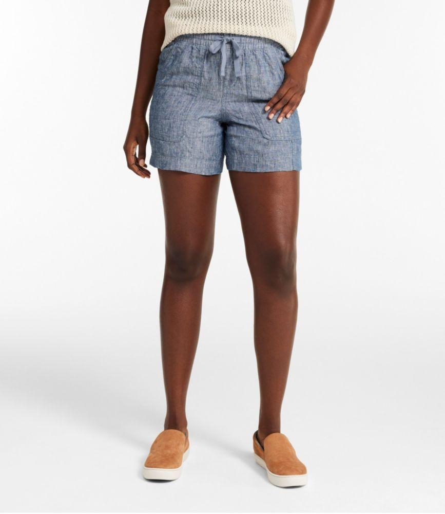 
                            
                                
                                    
                                
                            Women's Premium Washable Linen Shorts, Mid-Rise 6"
                         Product Image