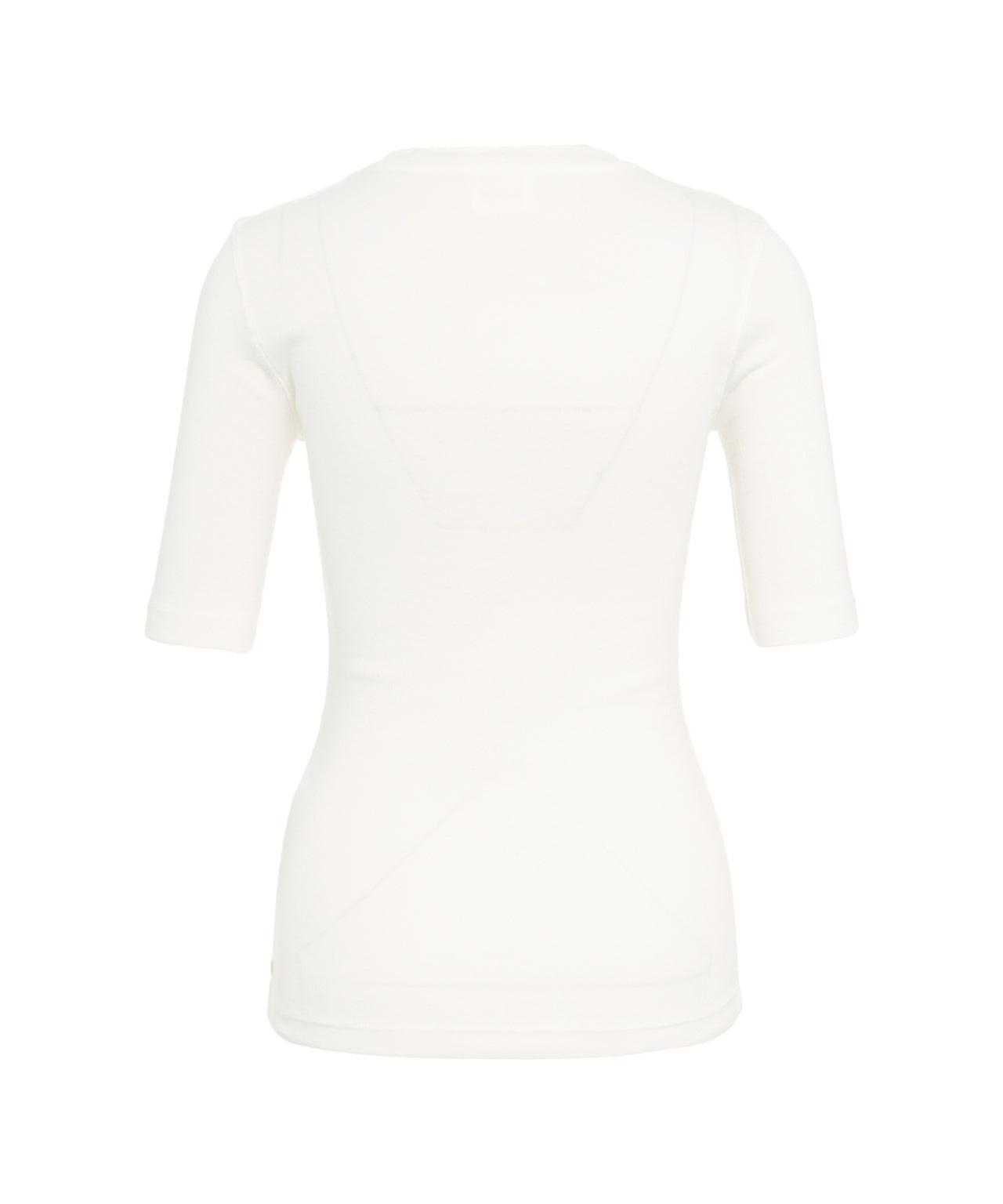 T-Shirt with Threequarter Sleeves Product Image