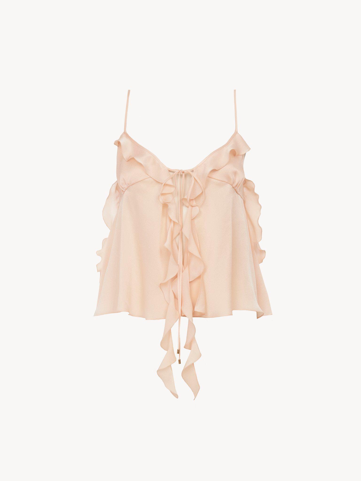 Camisole top in silk Product Image