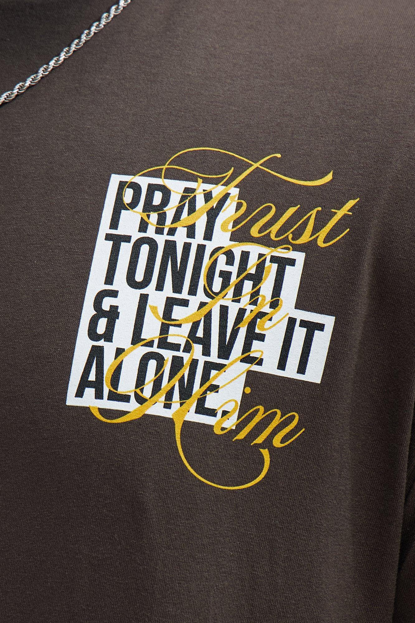 Trust In Him Short Sleeve Tee - Brown Male Product Image