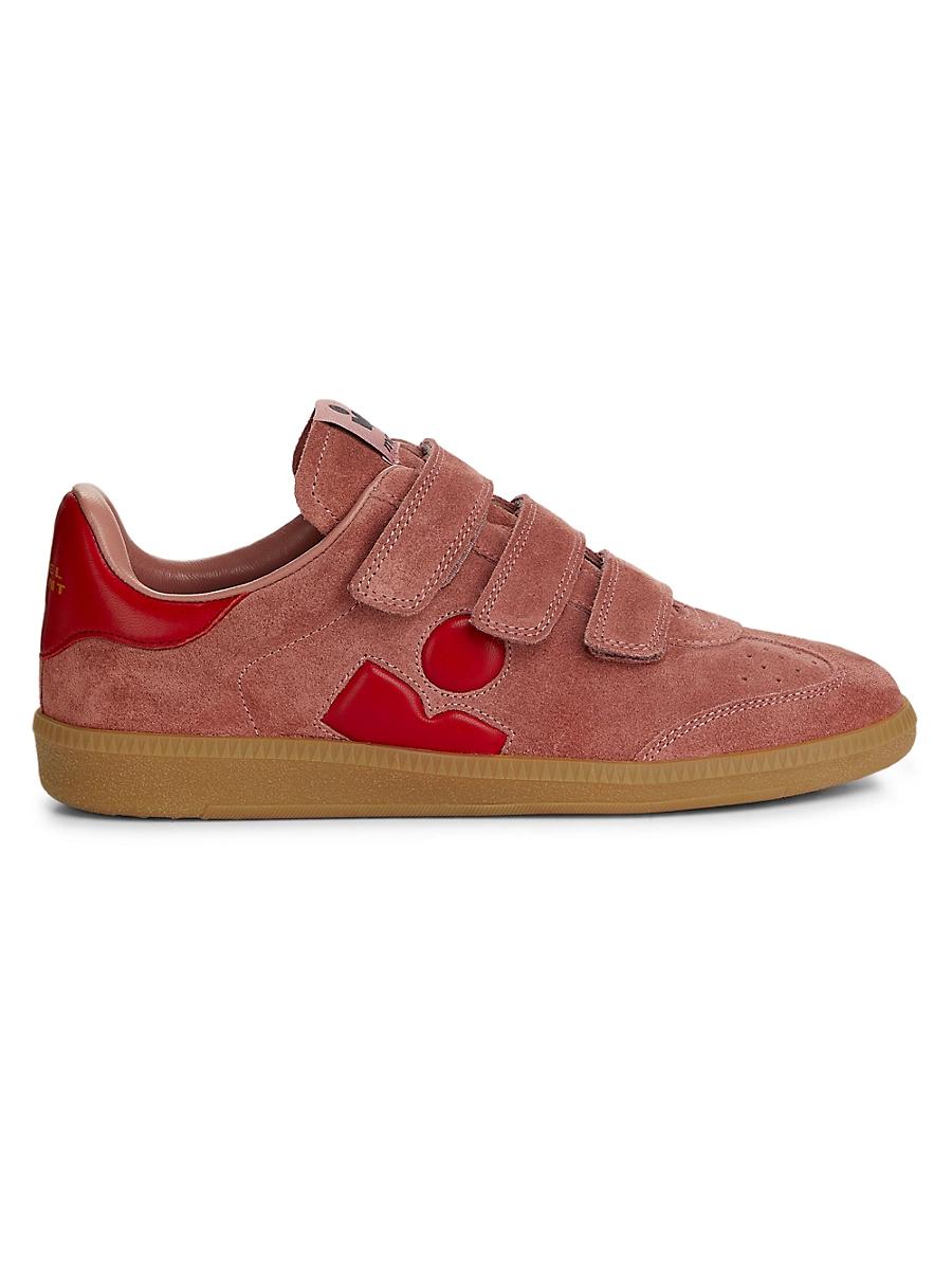 Womens Beth Colorblocked Suede Low-Top Sneakers Product Image