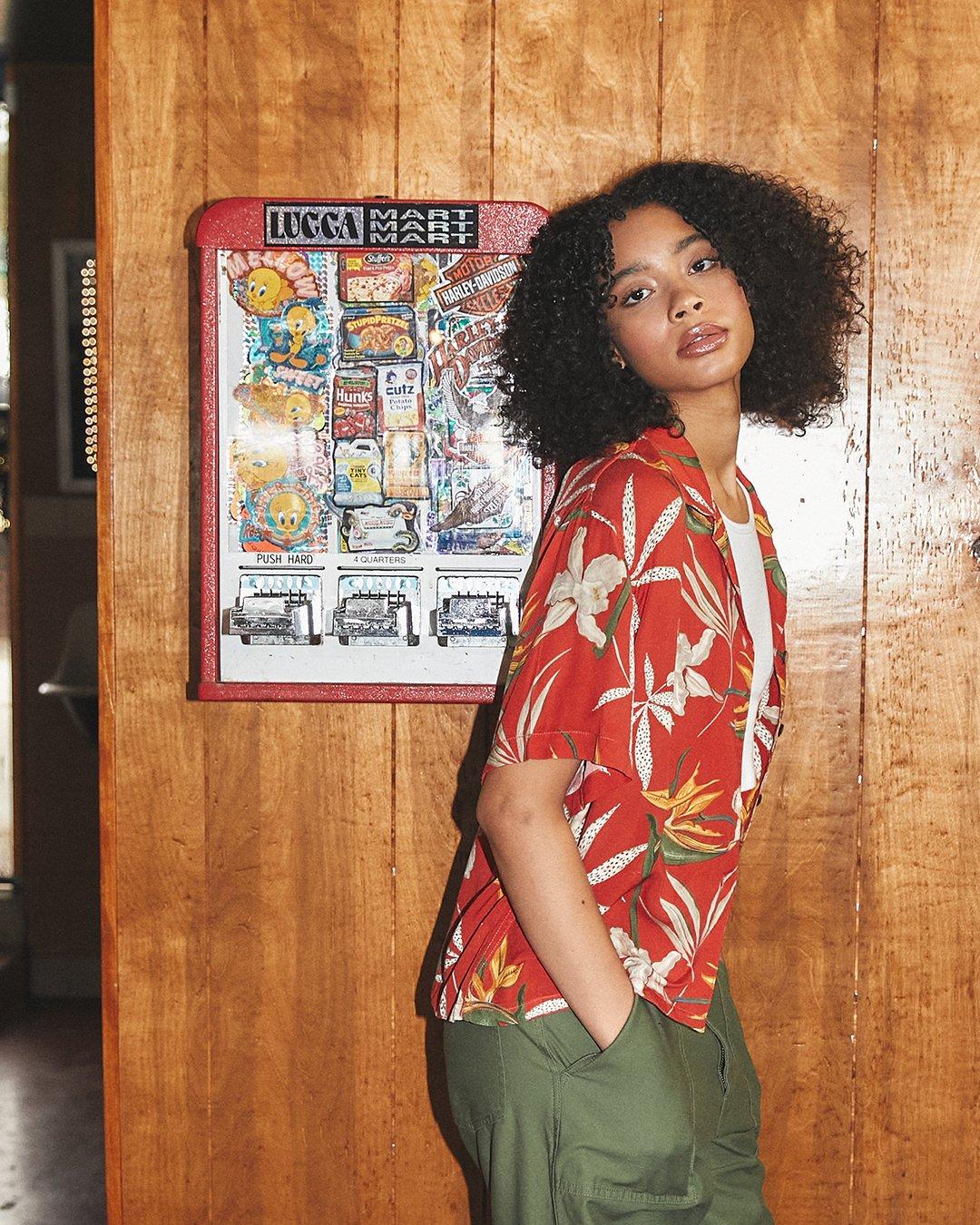 Radiant Shirt - Orange Rust Product Image