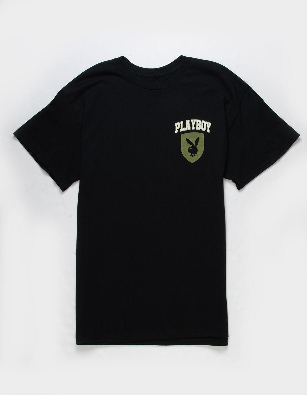 PLAYBOY Crest Mens Tee - BLACK Product Image