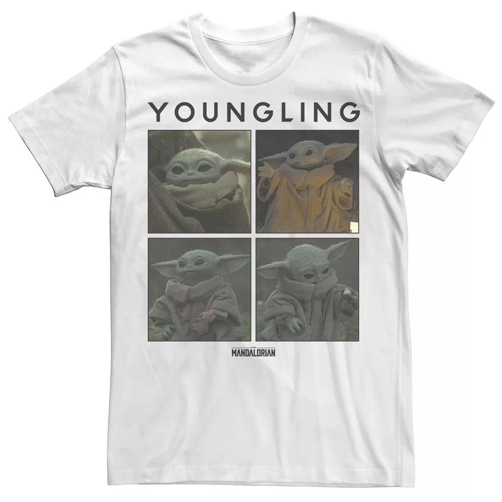 Men's Star Wars: The Mandalorian The Child Youngling Panels R13 Tee,  Product Image