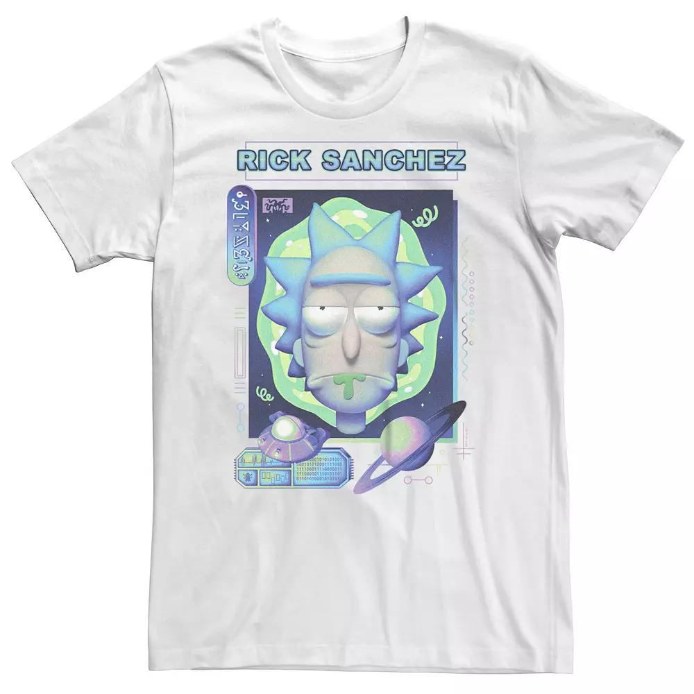 Big & Tall Rick And Morty Sanchez Poster Tee, Men's,  Product Image