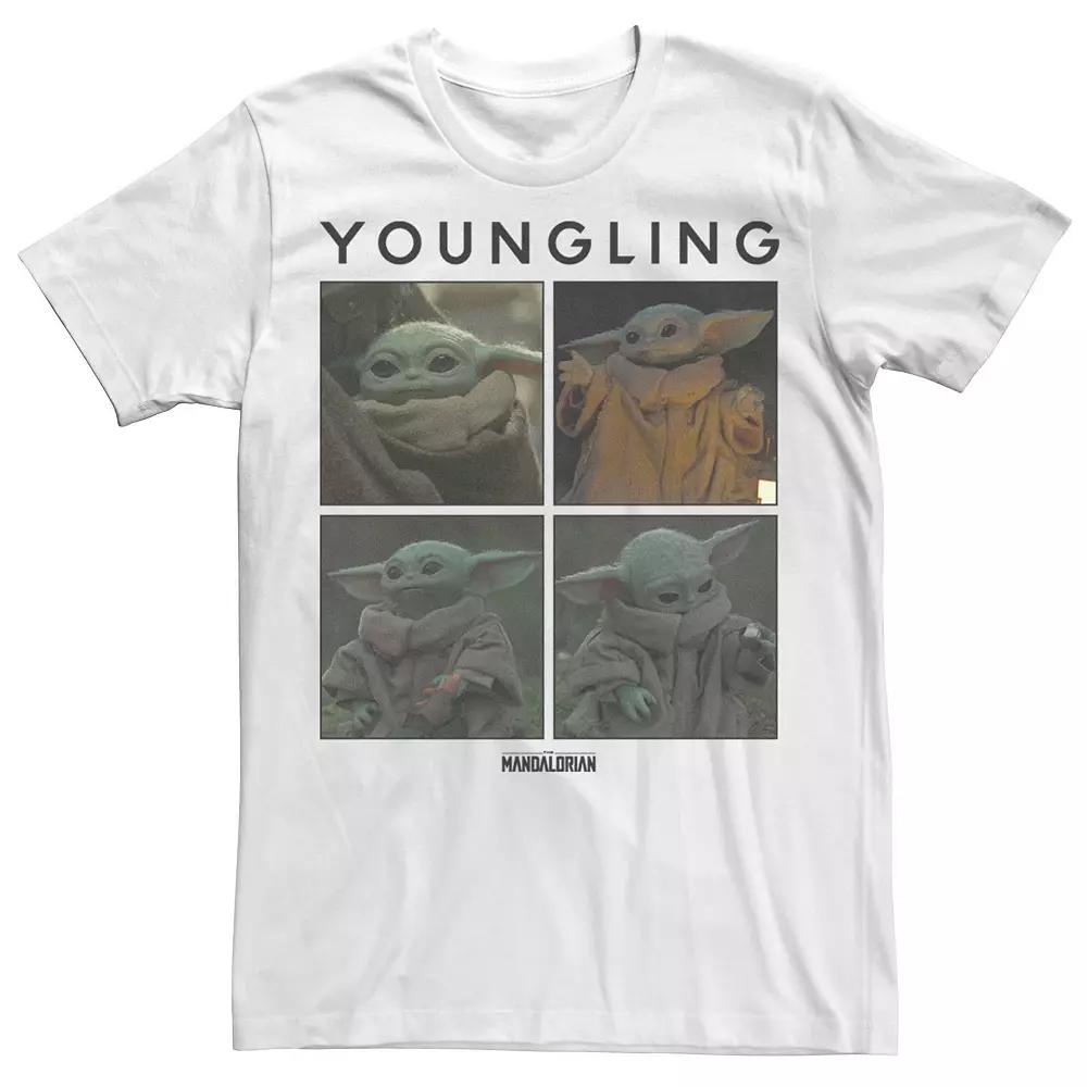 Men's Star Wars: The Mandalorian The Child Youngling Panels R13 Tee,  Product Image