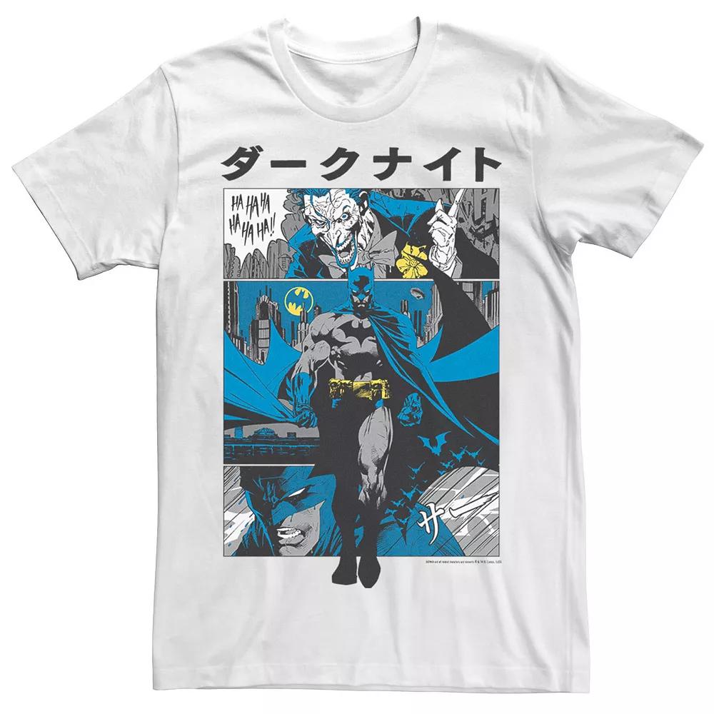 Men's DC Comics Batman Manga Style Kanji Panels Tee,  Product Image