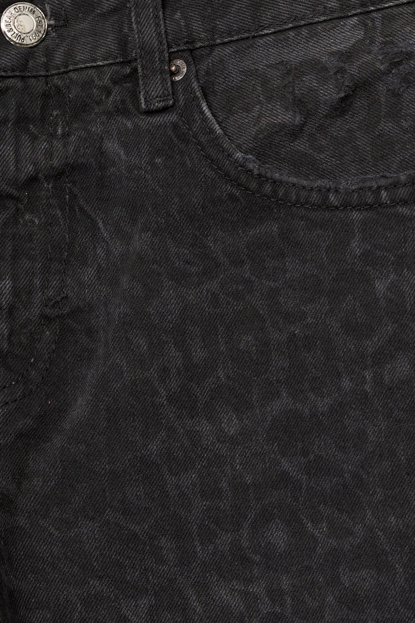 Straight-leg leopard print jeans Product Image