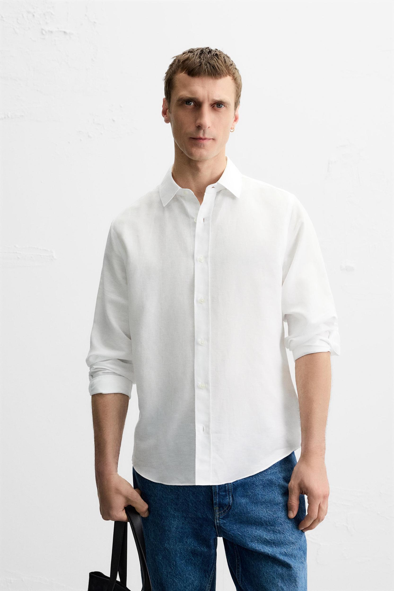 COTTON - LINEN SHIRT Product Image
