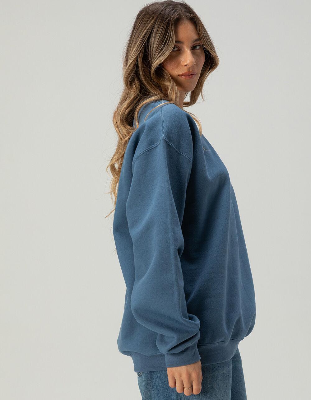 RIOT SOCIETY Peanuts Womens Crewneck Sweatshirt - INDIGO Product Image
