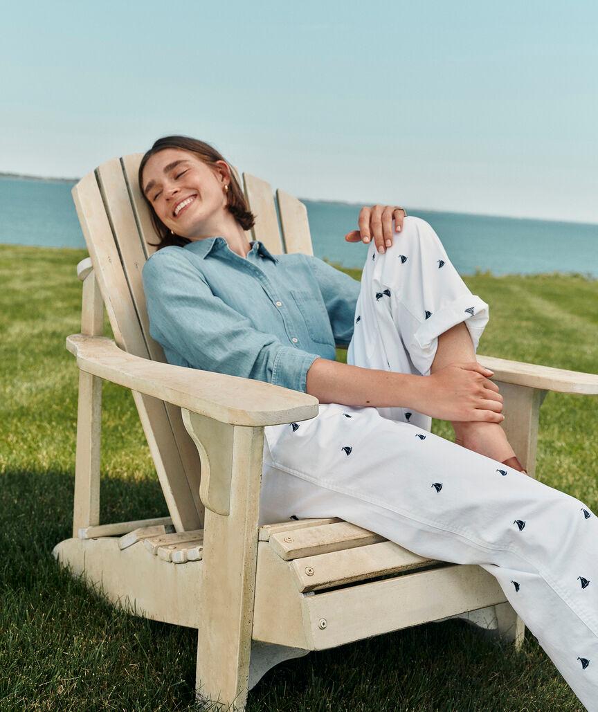 Embroidered Relaxed Chino Product Image