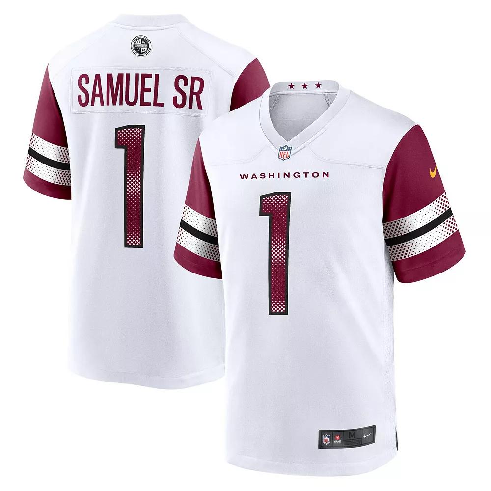 Men's Nike Deebo Samuel Sr White Washington Commanders Game Player Jersey,  Product Image
