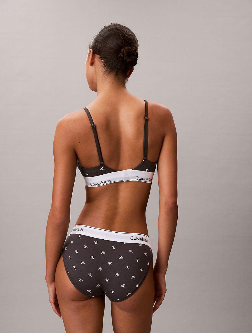 Icon Cotton Modal Lightly Lined Triangle Bralette Product Image