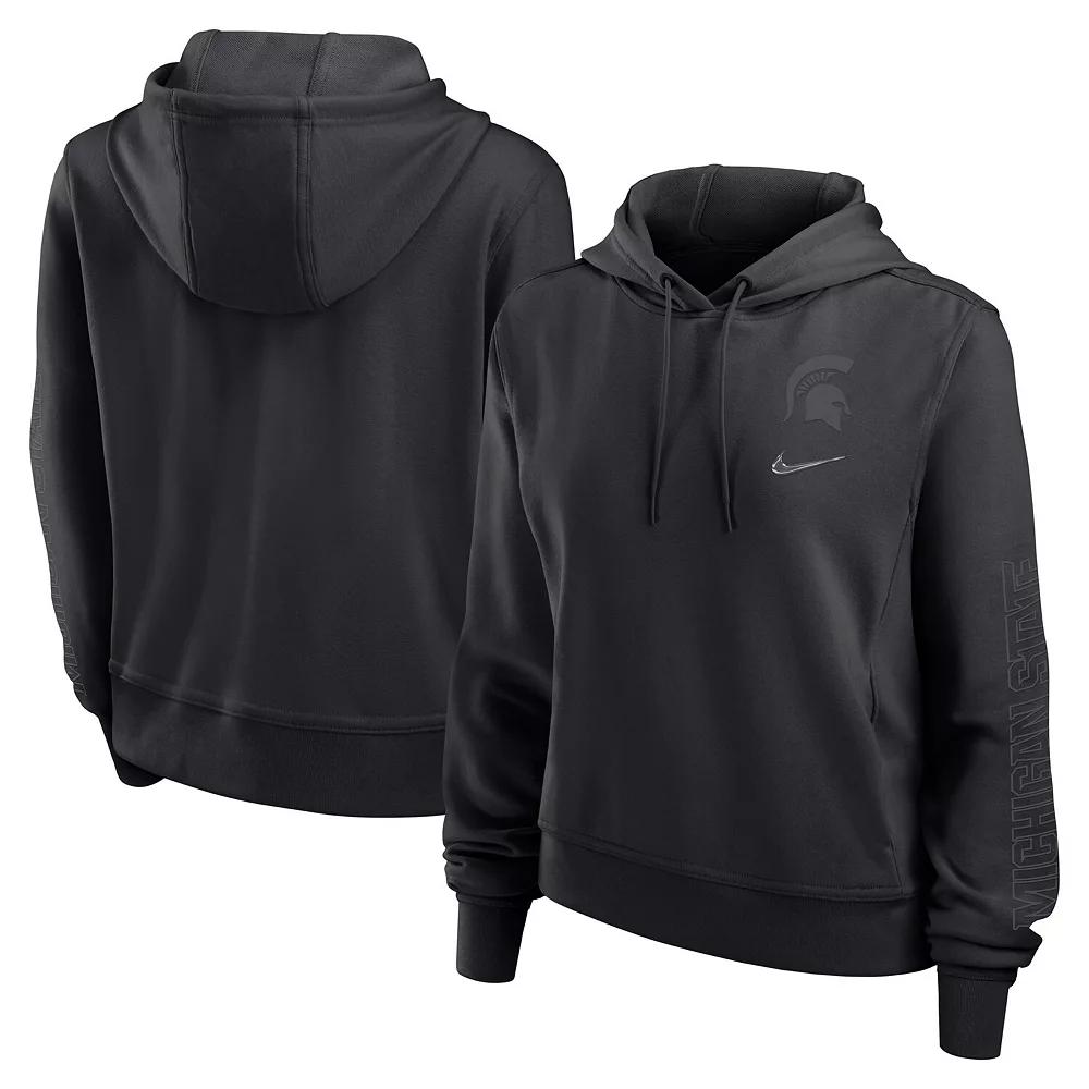 Women's Nike Black Michigan State Spartans One Pullover Hoodie, Size: Small Product Image