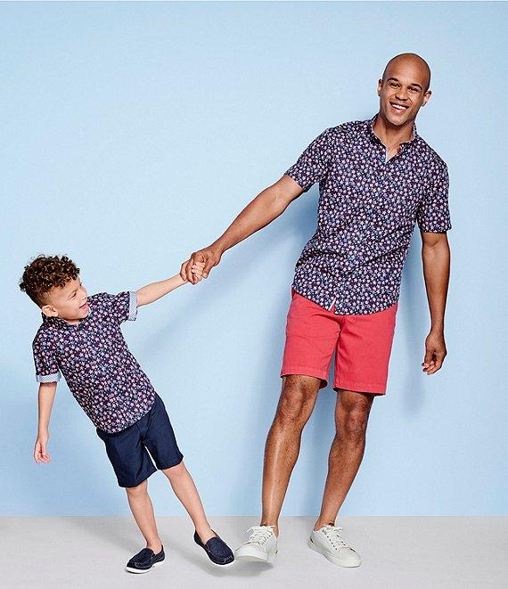 Johnston & Murphy Garment-Dye 9#double; Inseam Stretch Chino Shorts Product Image