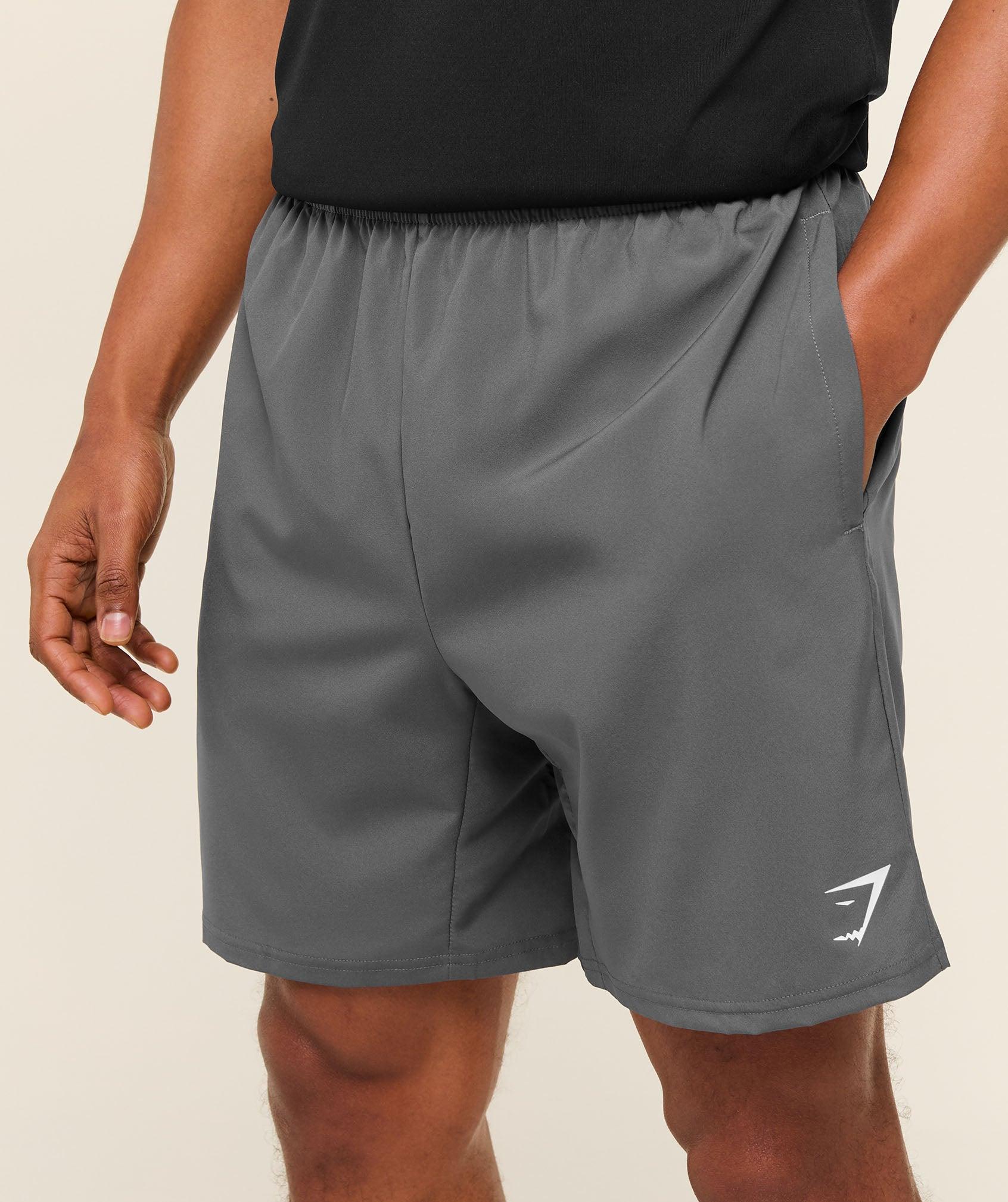 Gymshark Arrival 7" Shorts - Silhouette Grey Male Product Image