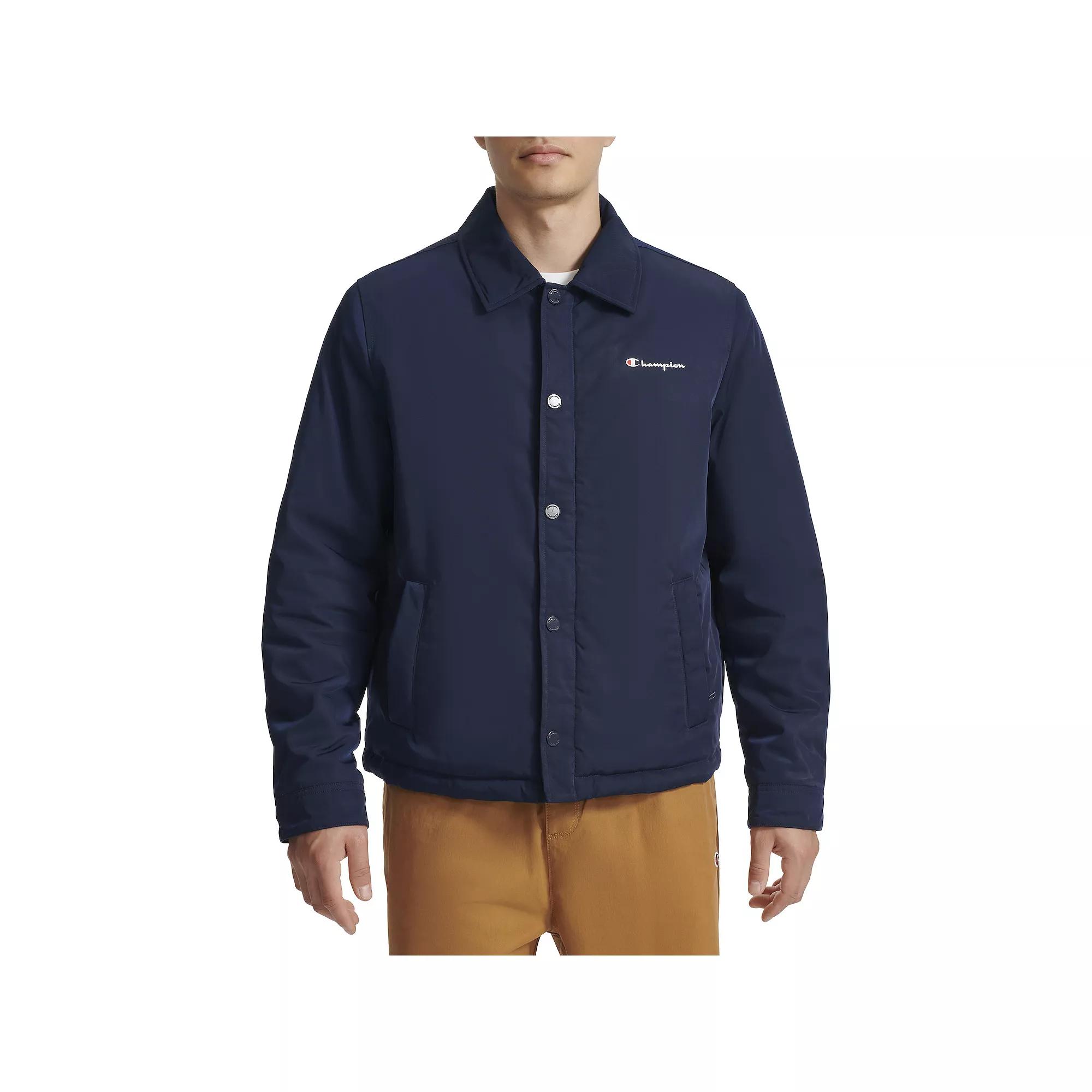 Men's Champion® Coaches Jacket, Size: Large, Black Product Image