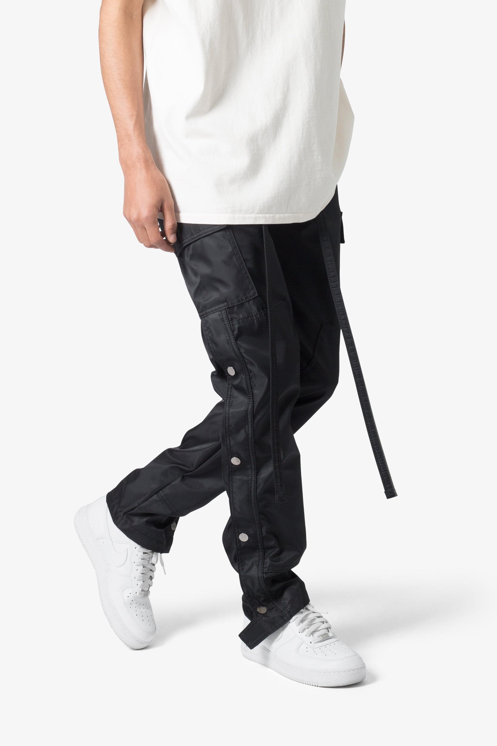 Snap Zipper II Cargo Pants - Black Male Product Image