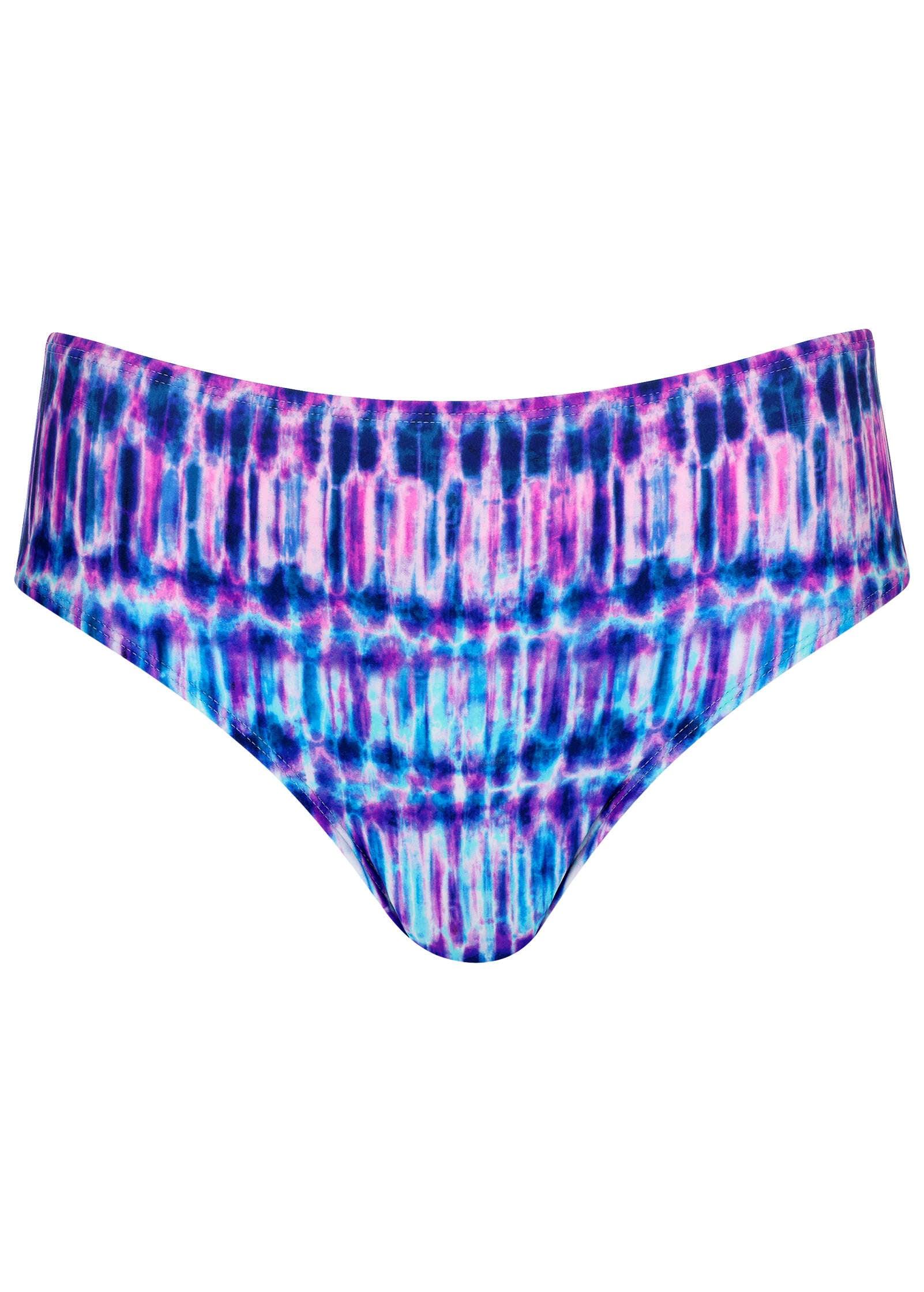 Maui Full Coverage Bottom - Blurred Leopard Stripe Product Image