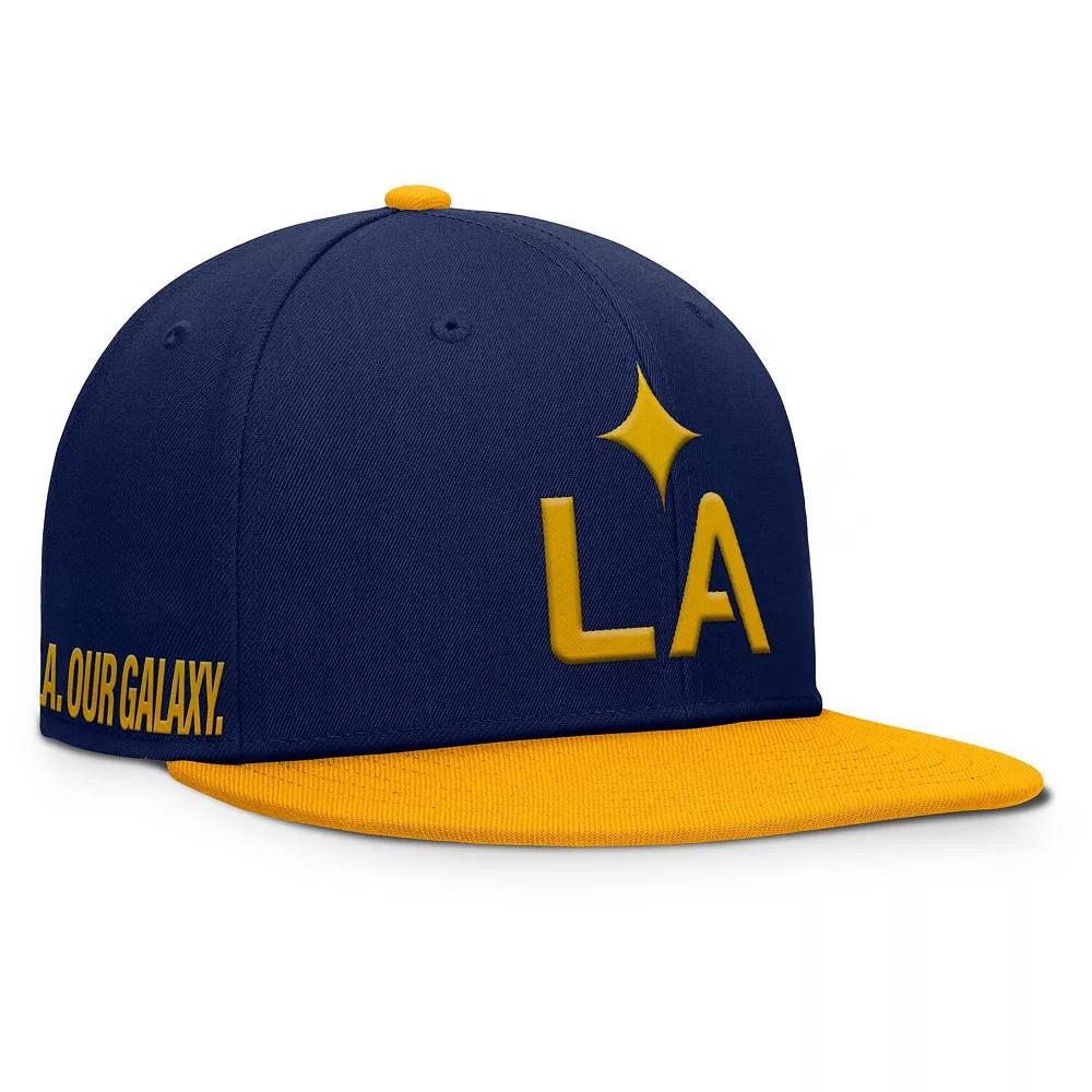 Men's Fanatics Navy LA Galaxy Sitter Snapback Hat, Blue Product Image