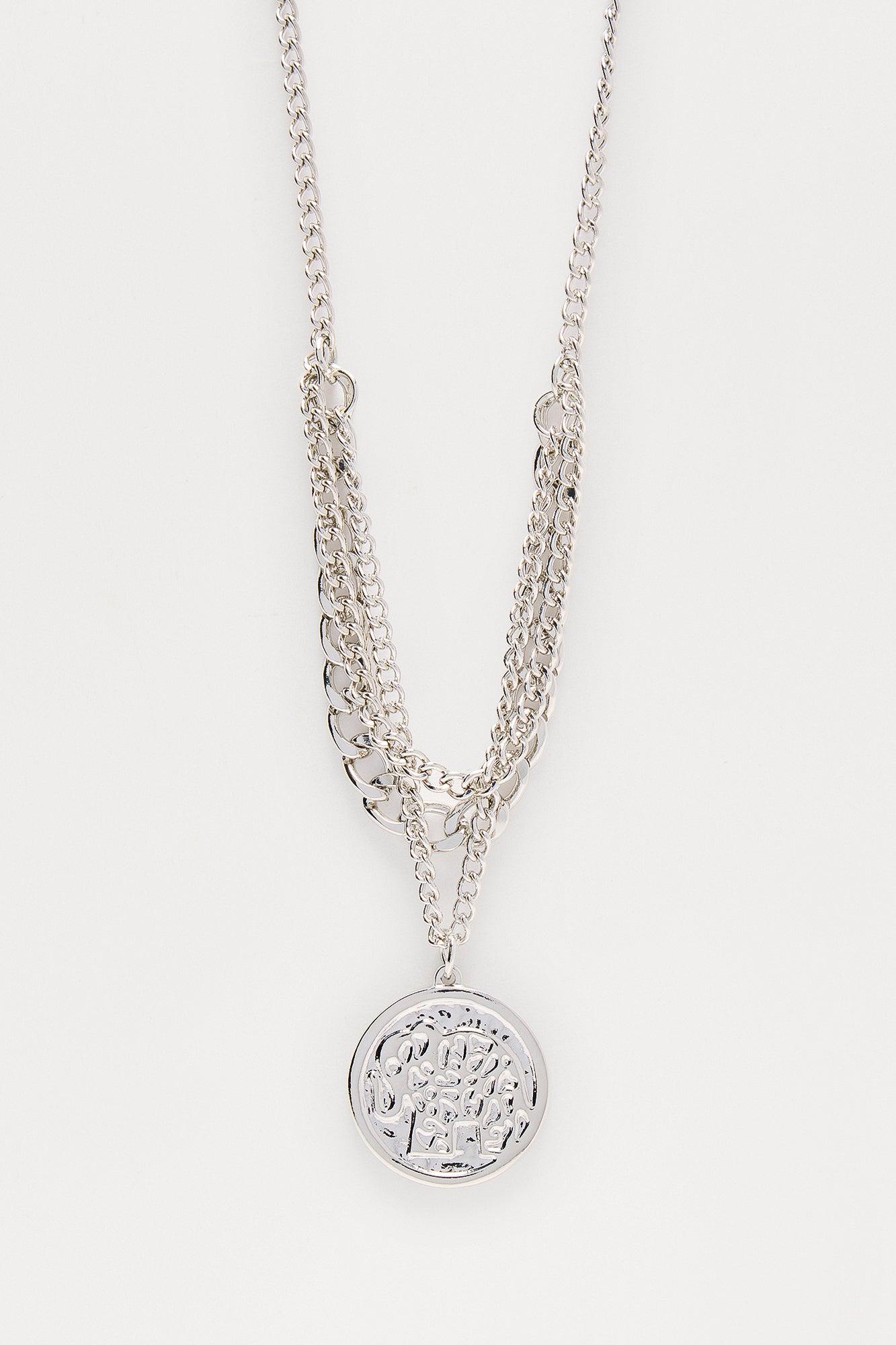 Stewart Stacked Necklace - Silver Product Image