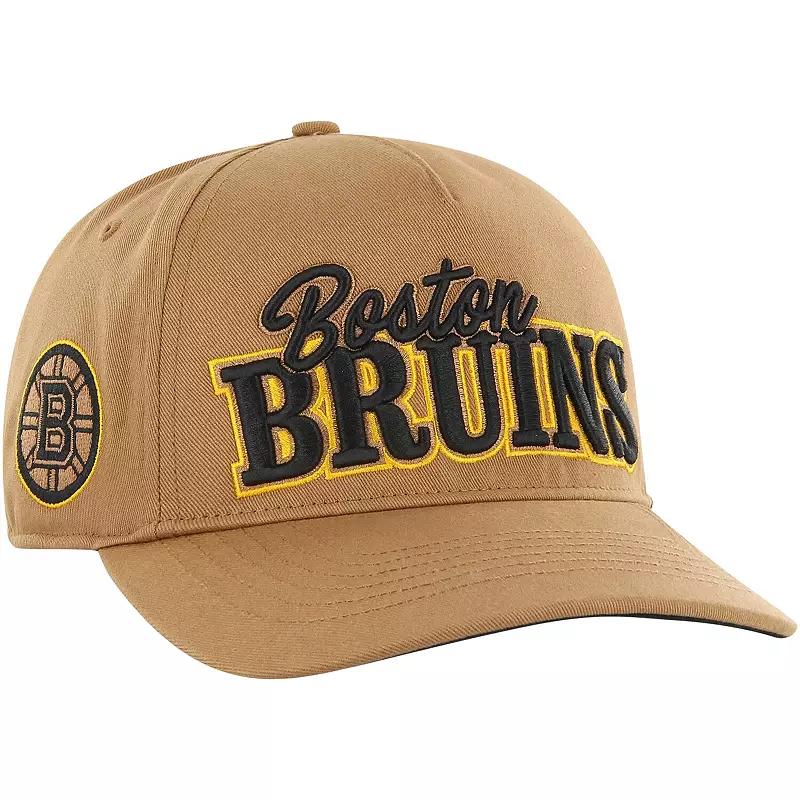 Men's '47 Tan Boston Bruins Barnes Hitch Adjustable Hat, Team Product Image