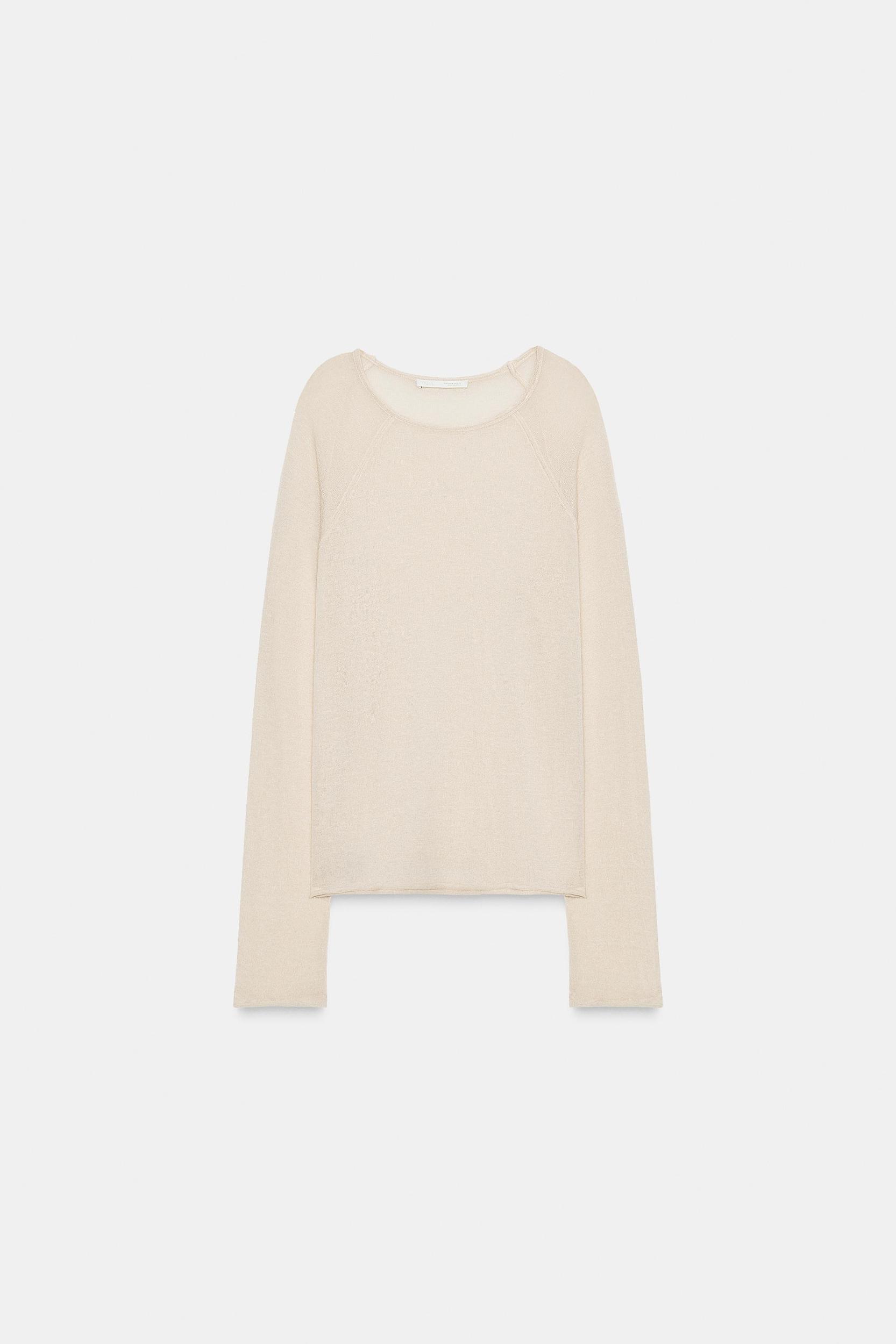 LONG SLEEVE T-SHIRT WITH WOOL Product Image