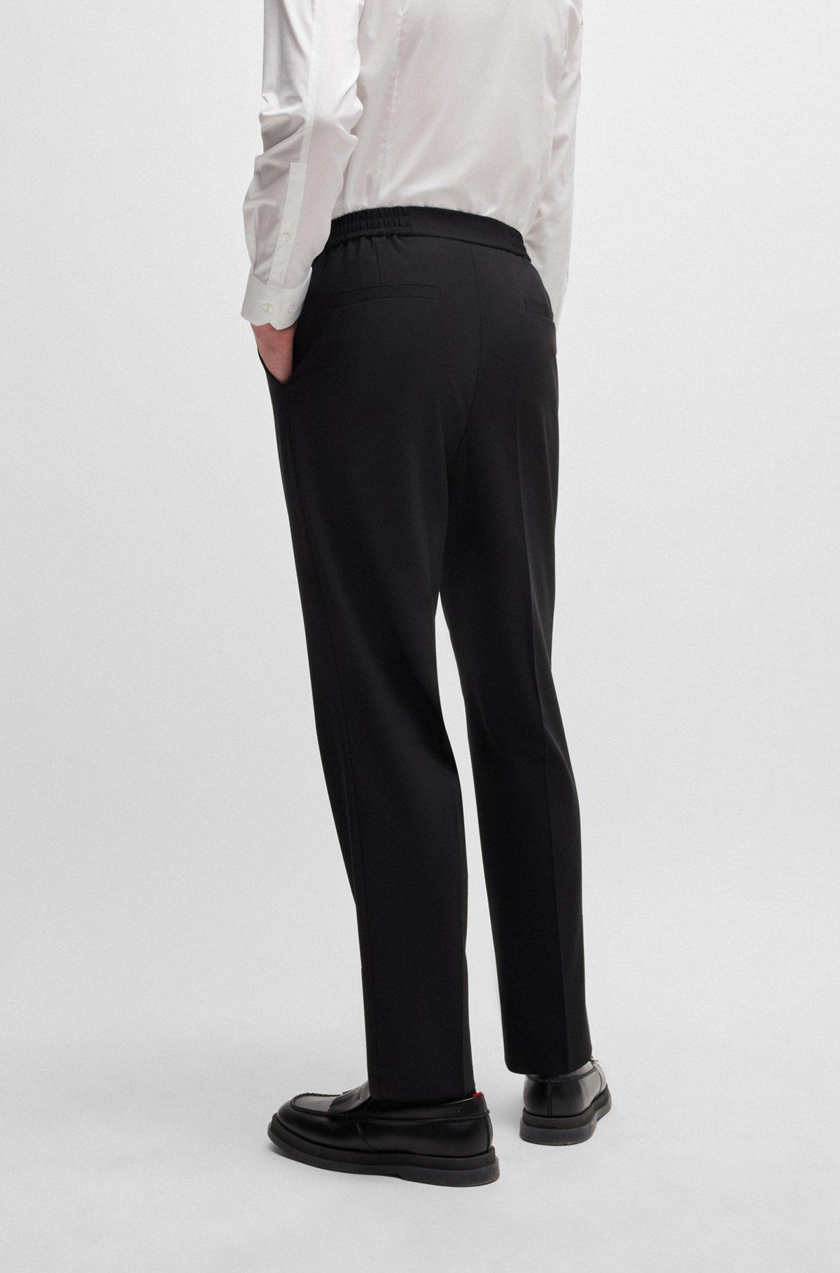 Slim-fit trousers in performance-stretch cloth Product Image