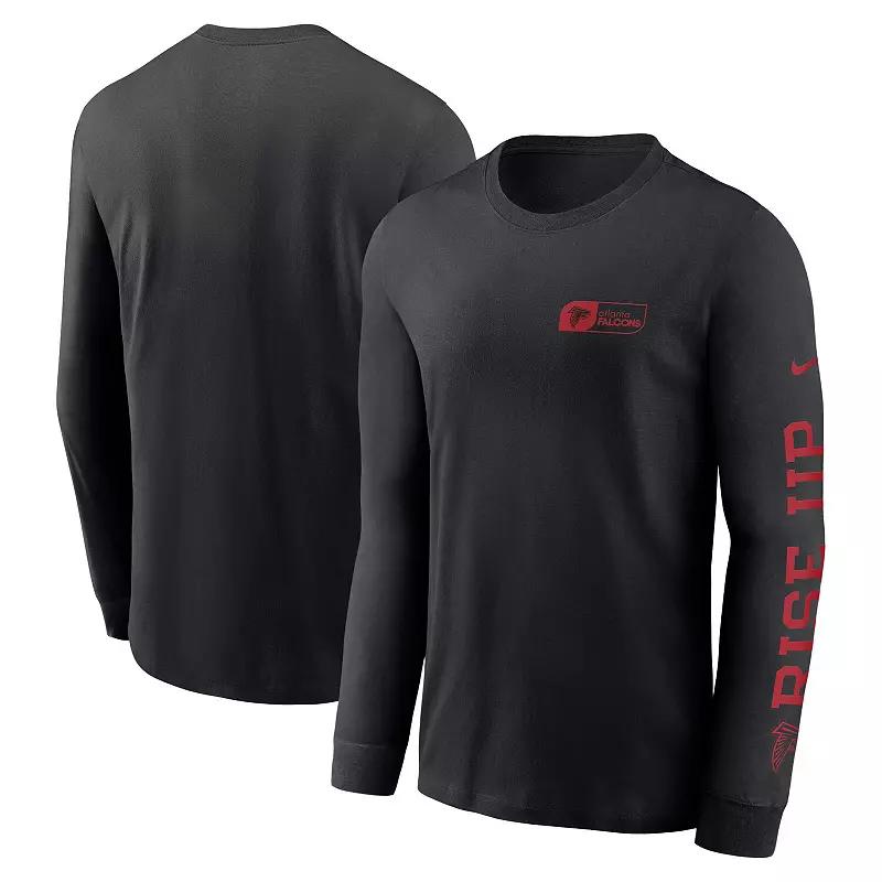 Buffalo Bills Sideline Team Issue Nike Mens Dri-FIT NFL Long-Sleeve T-Shirt | 02EW4DA81-2ZH Product Image
