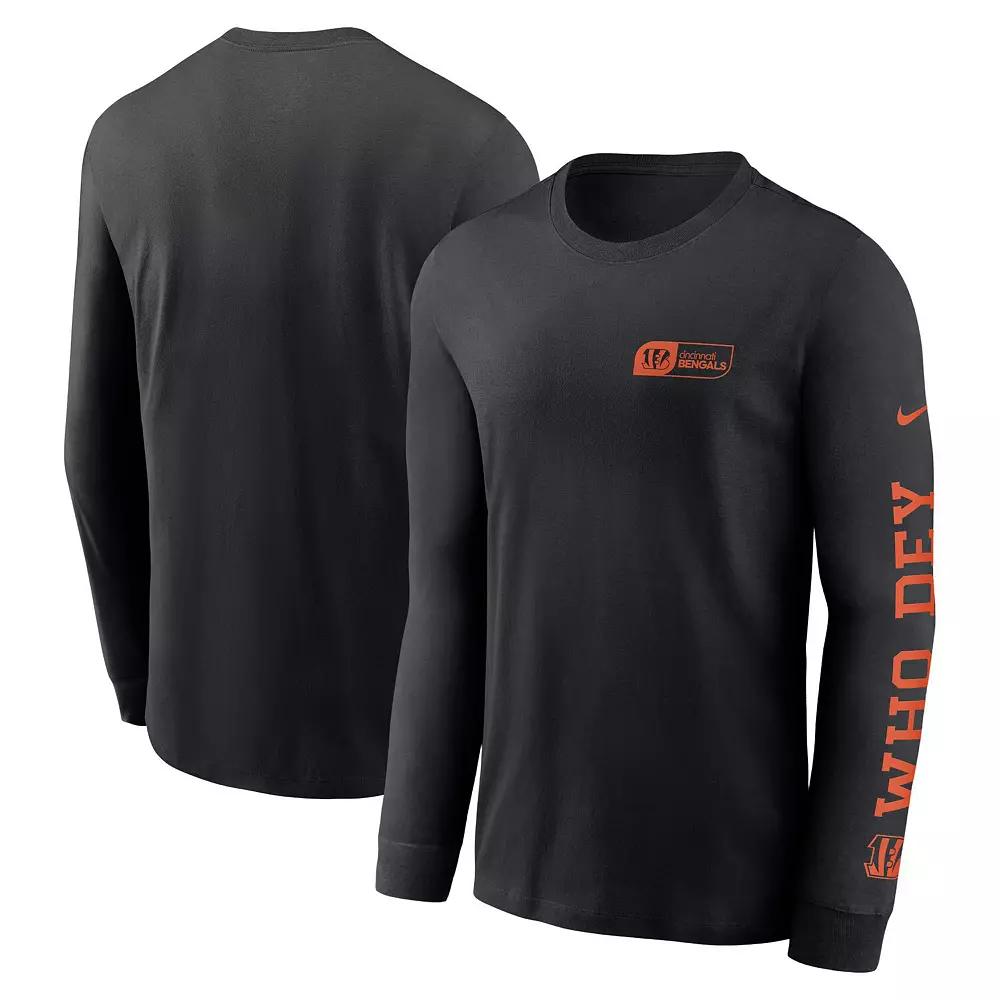 Buffalo Bills Sideline Team Issue Nike Mens Dri-FIT NFL Long-Sleeve T-Shirt | 02EW4DA81-2ZH Product Image