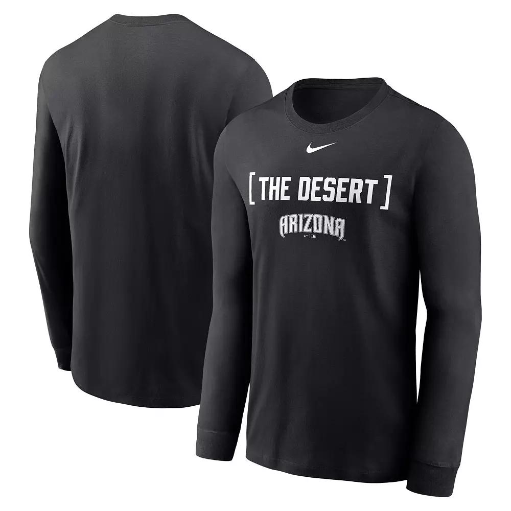 Men's Nike Black Arizona Diamondbacks Local Nickname Long Sleeve T-Shirt,  Product Image