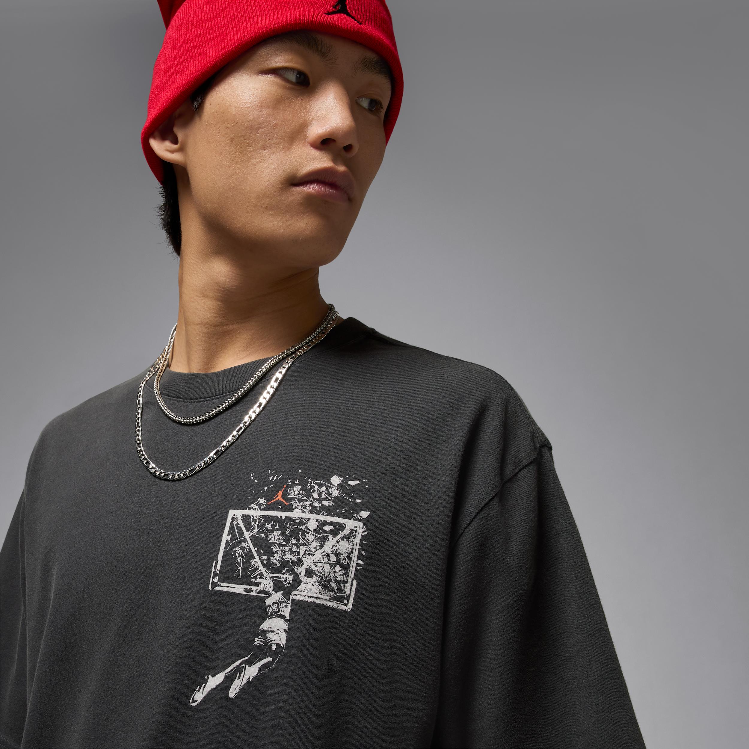 Men's Jordan Brooklyn Oversized Graphic T-Shirt Product Image