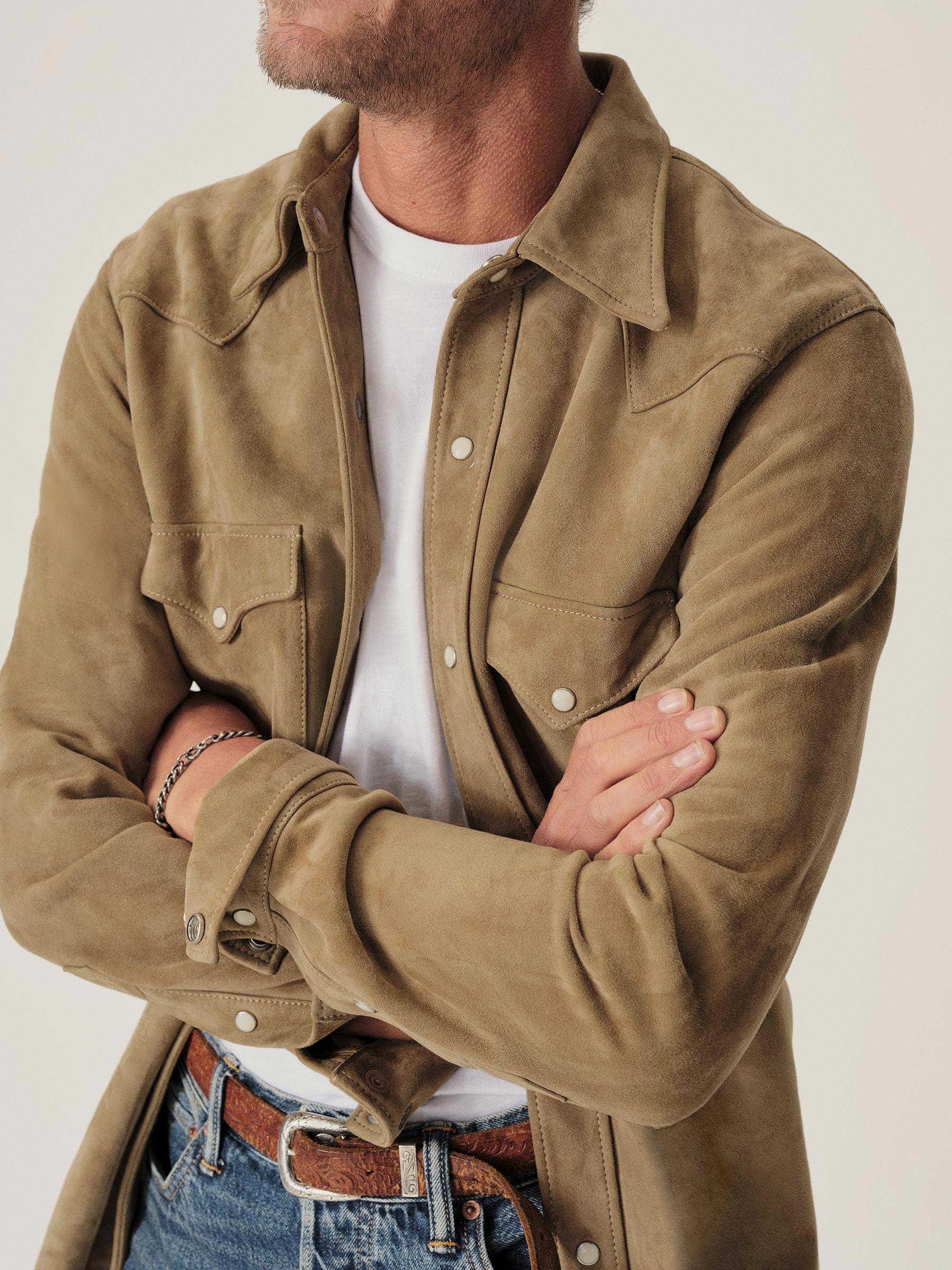 Tumbleweed Panhandler Suede Western Shirt Product Image