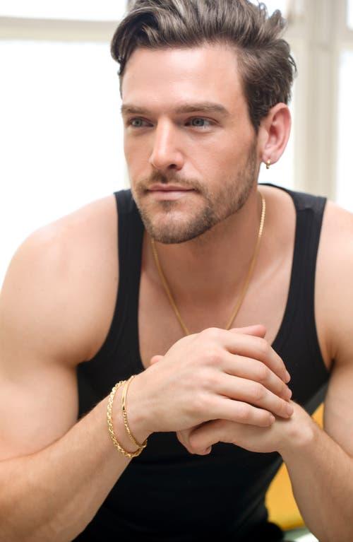 Bony Levy Men's 14K Gold ID Bracelet in 14K Yellow Gold at Nordstrom, Size 8 Product Image