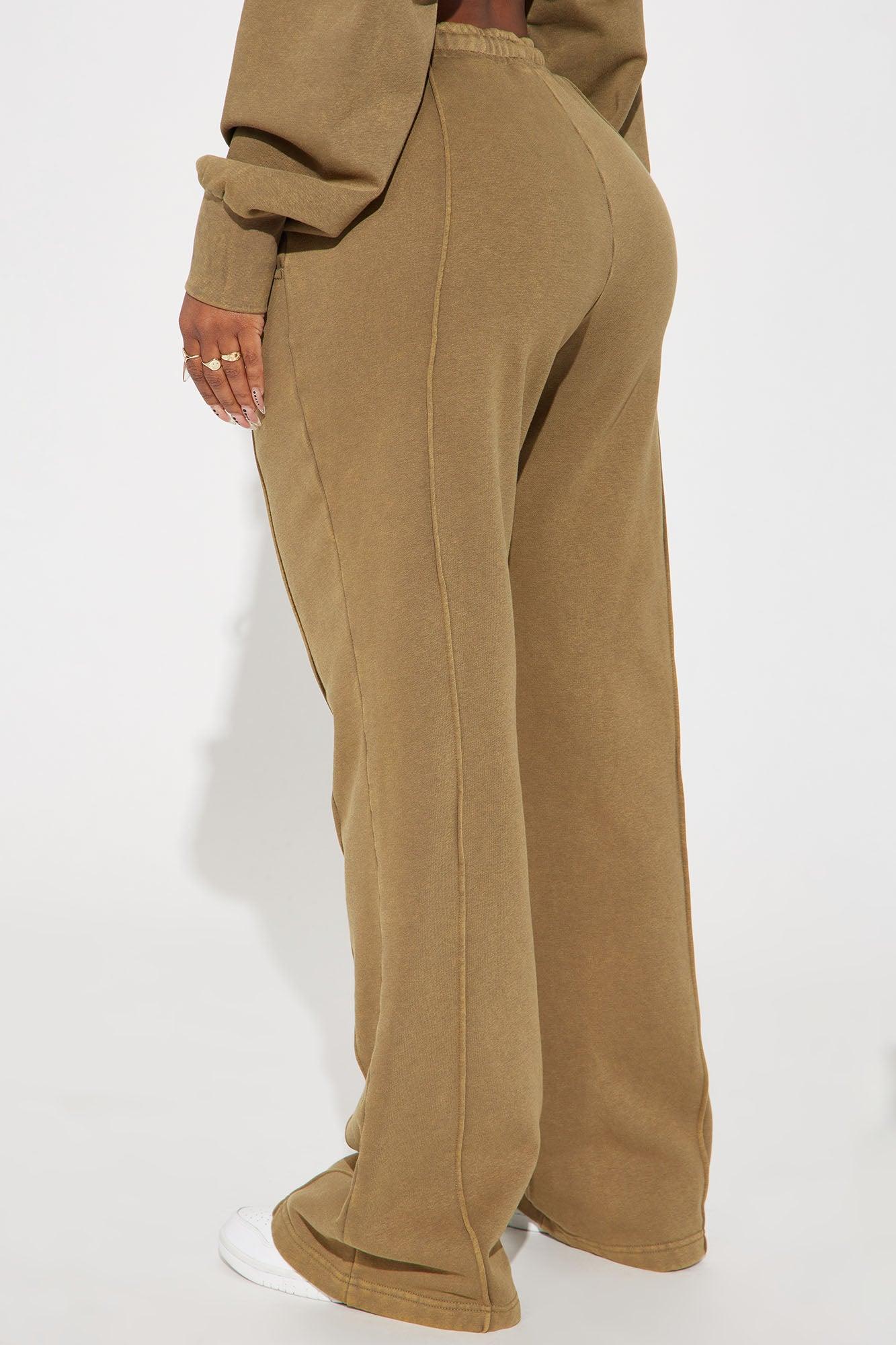 Chill Out Lounge Flare Pant - Olive Product Image