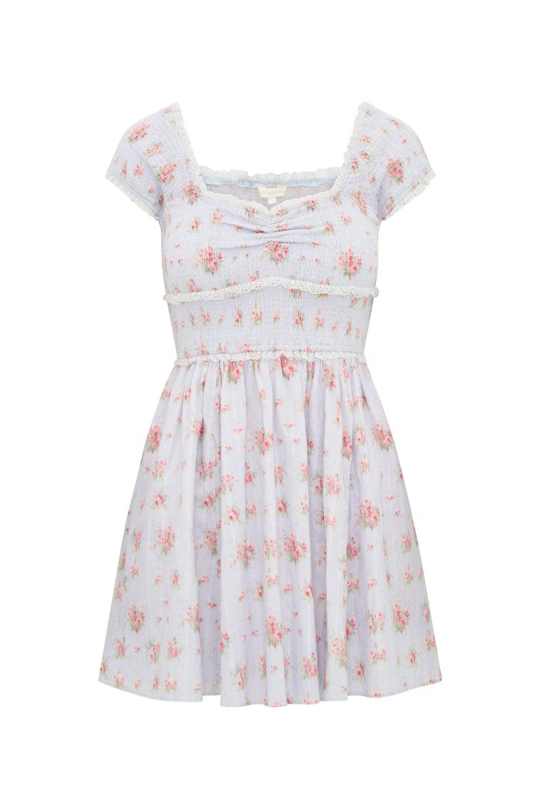 Siona Cotton Floral Mini Dress Product Image