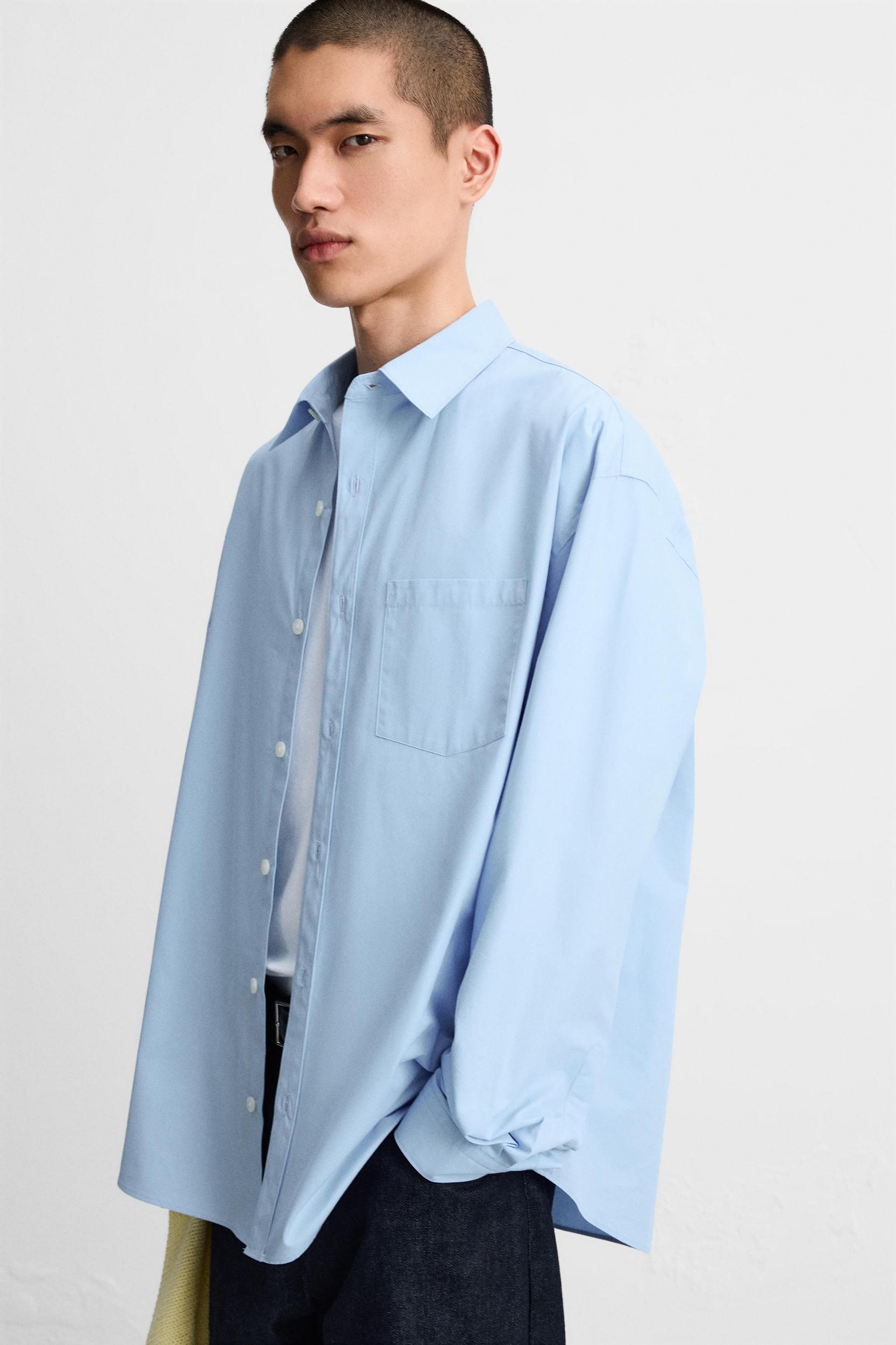 POPLIN POCKET SHIRT Product Image