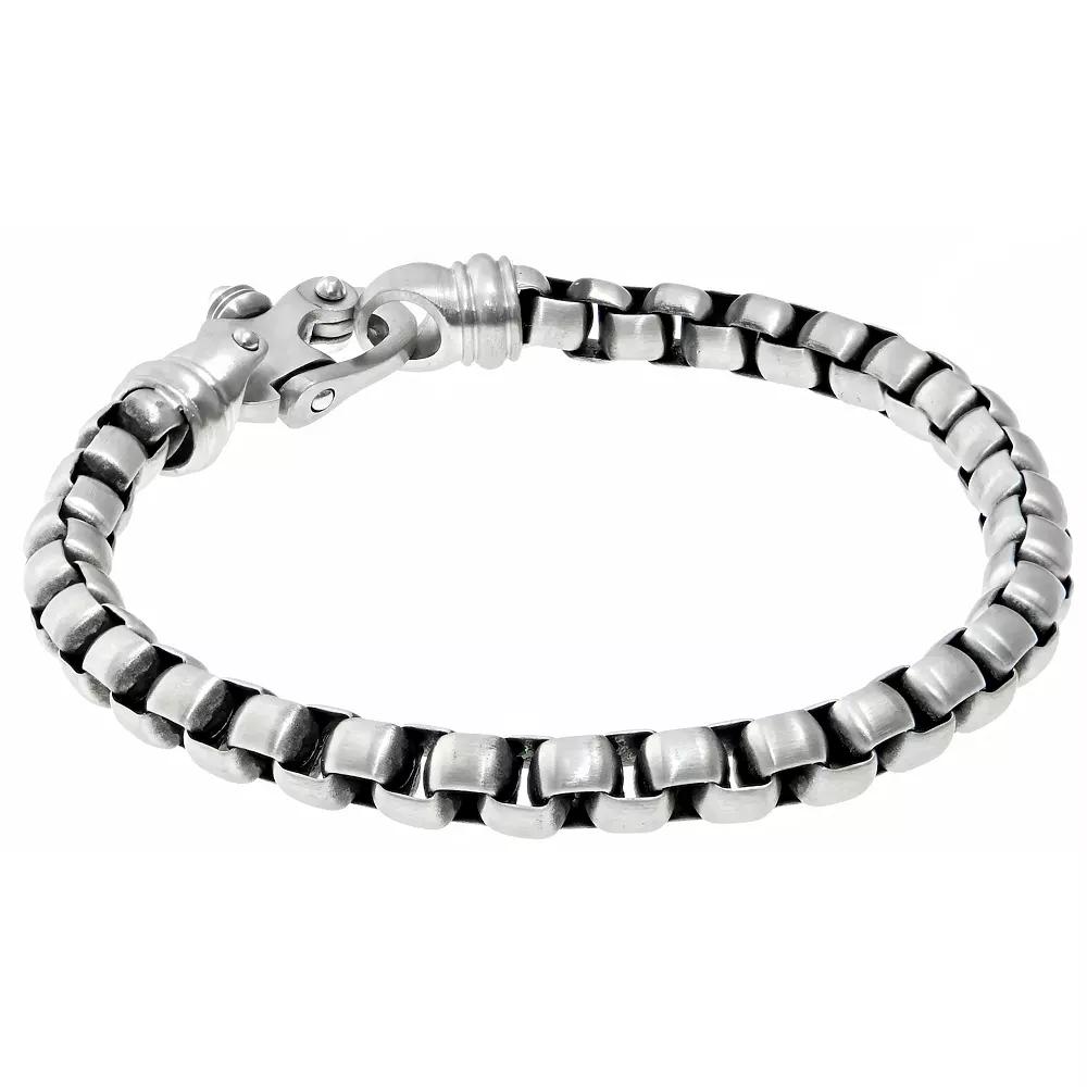 Men's LYNX Stainless Steel Link Bracelet, Size: 9 Product Image