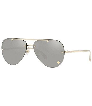 Versace Brow Bar Aviator Sunglasses, 60mm Product Image