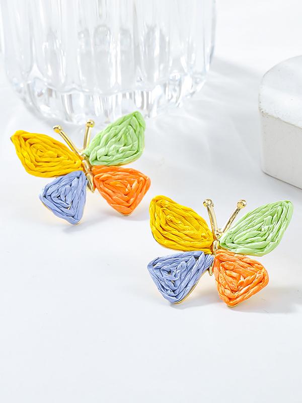 Butterfly Shape Drop Earrings Product Image