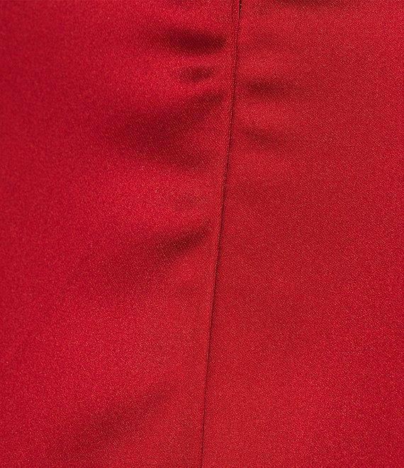 Gianni Bini Devon Wide Leg High Rise Satin Pants Product Image