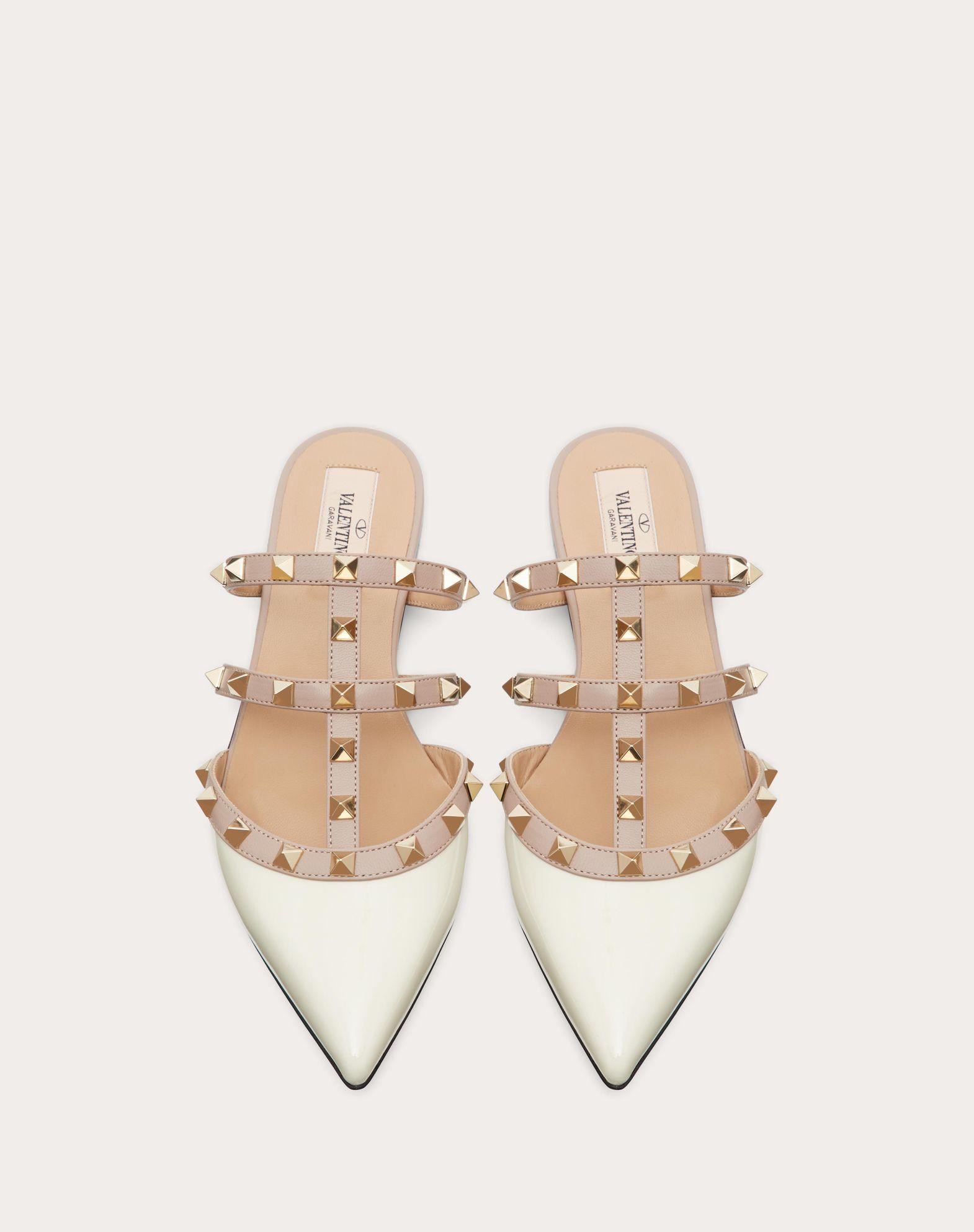 Rockstud Patent-Leather Mule  Product Image