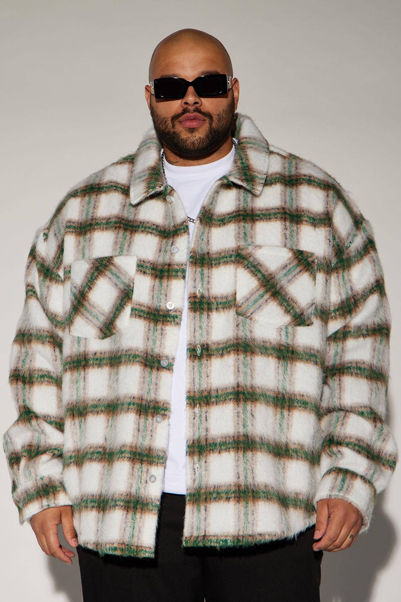 Pacific Mohair Shacket - Olive Product Image